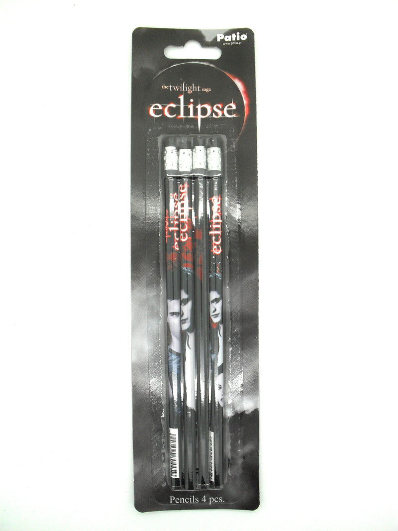 Twilight Edward/Bella/Jacob Eclipse Saga 4 Piece Pencil Set