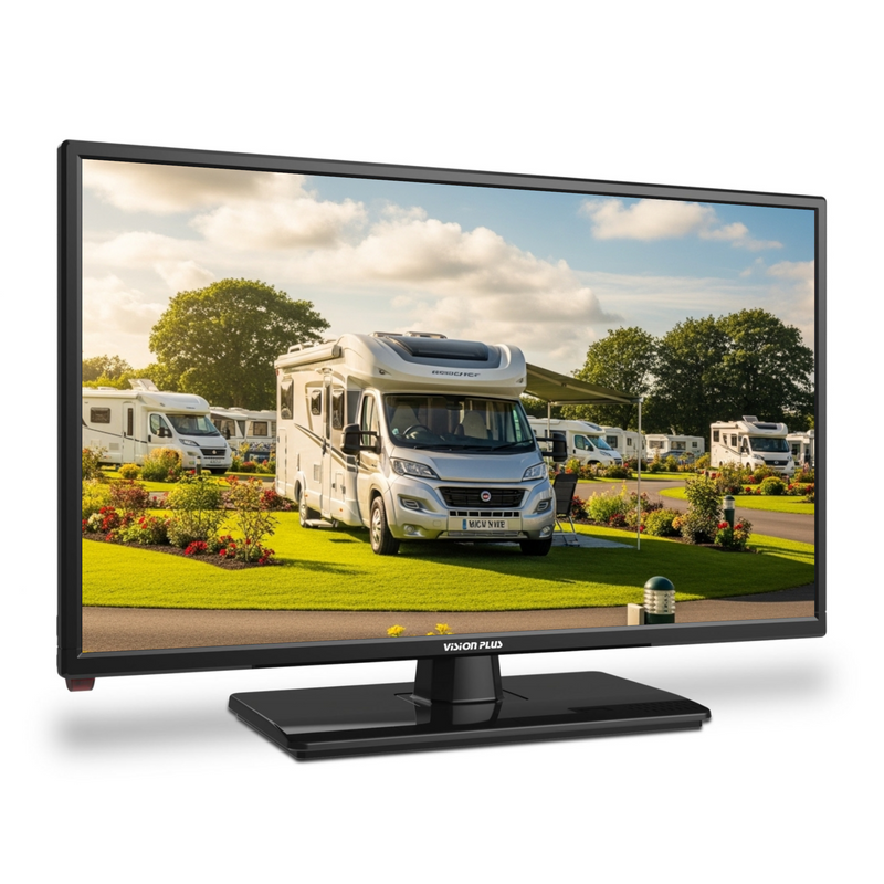 Vision Plus 22 Inch Full HD LED 12 Volt TV with Built-in DVD Player