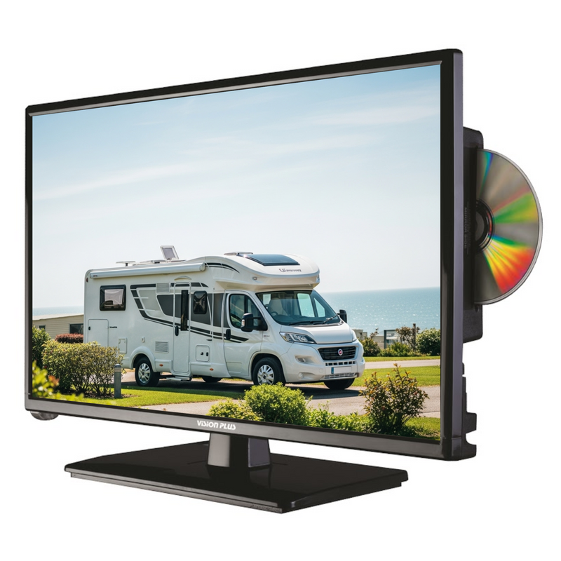 Vision Plus 24 Inch Full HD LED 12 Volt TV with Built-in DVD Player
