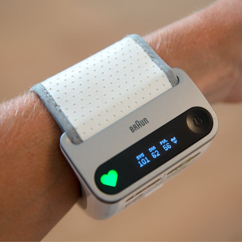 Braun iCheck 7 Wrist Blood Pressure Monitor, Portable - BPW4500CEME