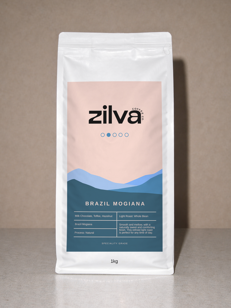 Brazil Mogiana Speciality Coffee Beans - Light Roast - 1Kg