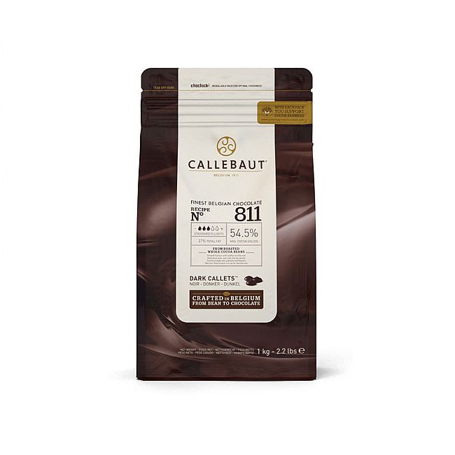 Callebaut Bundle 54.5% Dark Chocolate Callets 3 x 1Kg