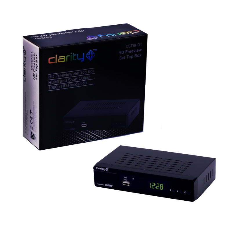 Clarity CSTBHD1 Freeview Set-top Recorder Box with Hard drive