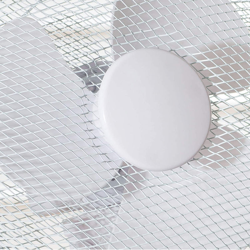 Fine Elements 12" Inch Oscillating Lightweight Desk Fan, 3 Speed Settings