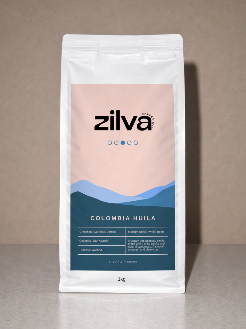 Colombia San Agustin Speciality Coffee Beans - Medium Roast - 1Kg