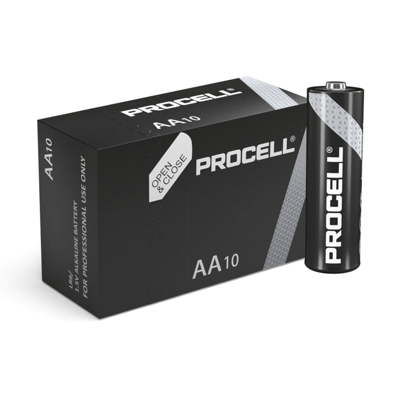 Duracell Procell AA LR6 ID1500 Industrial Long Lasting Batteries - Box of 10