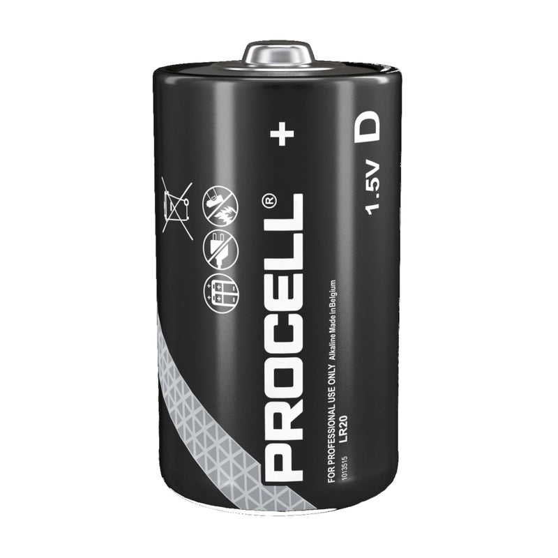Duracell Procell D LR20 ID1300 Industrial Long Lasting Batteries - Box of 10