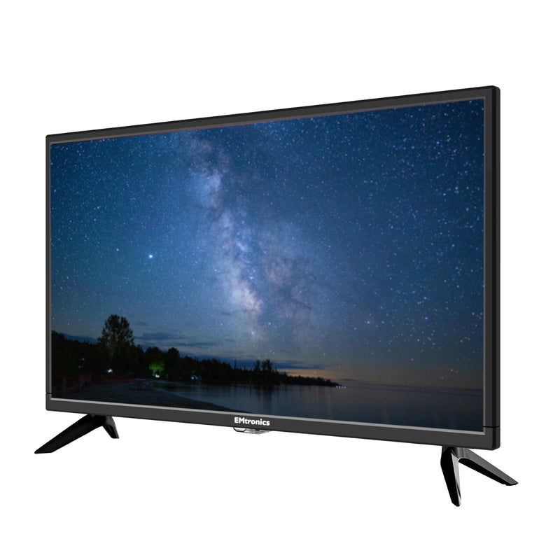 EMtronics 24" Inch HD TV with Built-in DVD and Freeview, HDMI, USB, VGA