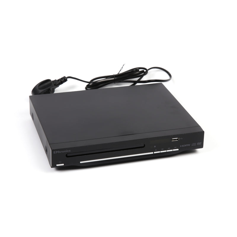 EMtronics DVD Player with HDMI and AV Cables