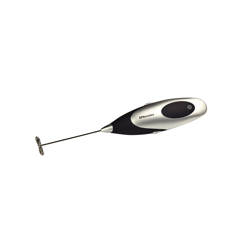 EMtronics Battery Operated Milk Frother, One Touch Function