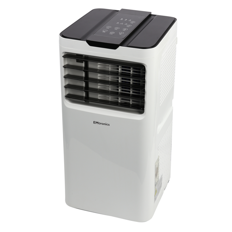 EMtronics 12K BTU Portable Air Conditioner Dehumidifier and Window Vent Kit