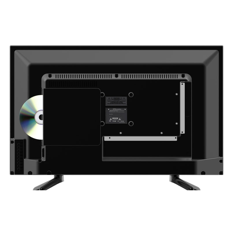 EMtronics 24" Inch LED 720p HD Ready 12V TV with DVD Player