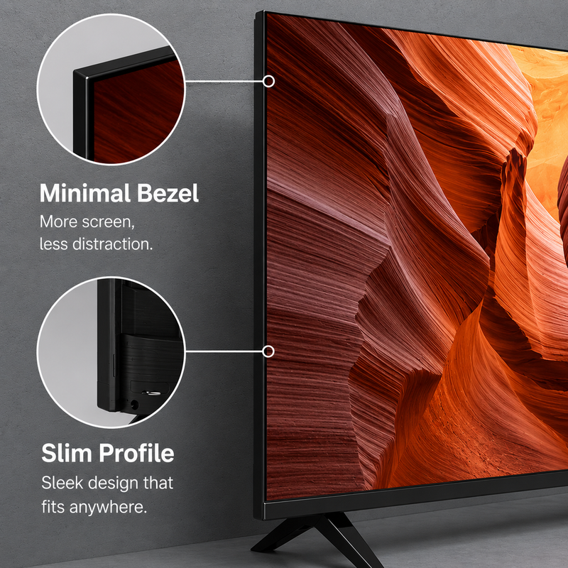 EMtronics EM32B2 32" Inch HD Ready 720p LED TV - Black