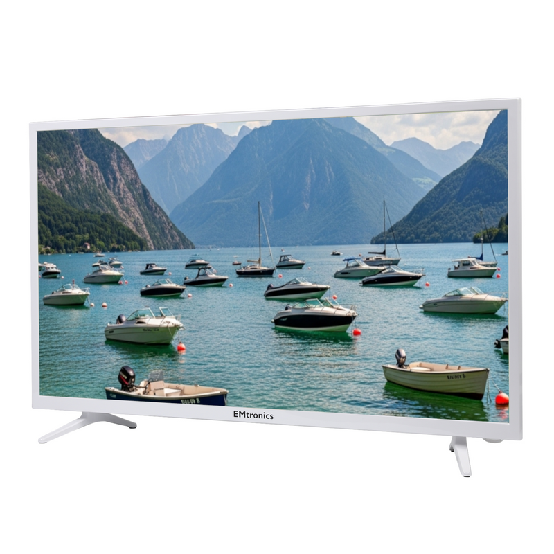 EMtronics 32" Inch HD Ready 720p LED TV with 3x HDMI and 2x USB Port  - White