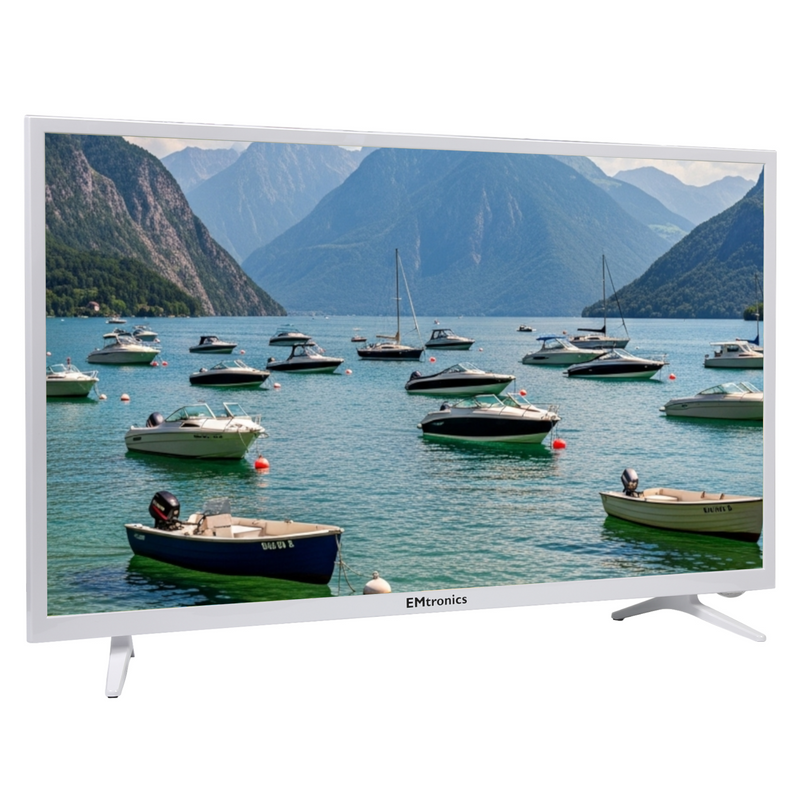EMtronics 32" Inch HD Ready 720p LED TV with 3x HDMI and 2x USB Port  - White