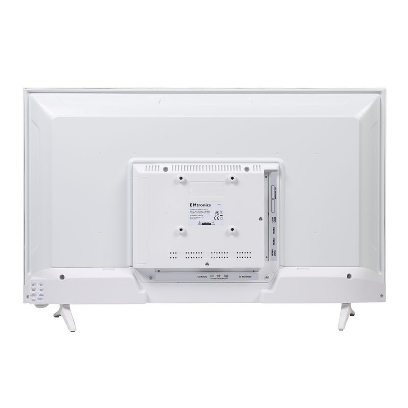 EMtronics 32" Inch HD Ready 720p LED TV with 3x HDMI and 2x USB Port  - White