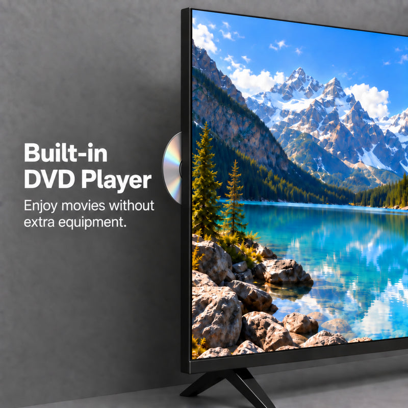 EMtronics 40" Full HD 1080p LED TV with Built-in DVD Player