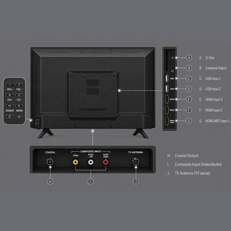 EMtronics 40" Inch Full HD 1080p LED TV