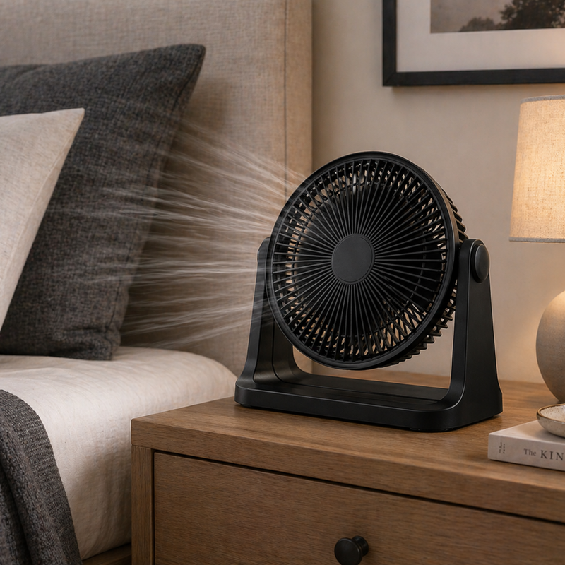 EMtronics 9-Inch Turbo Fan with 3 Speeds