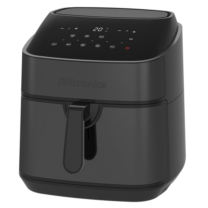 EMtronics EMAFSD9B Digital 9L Air Fryer - Black