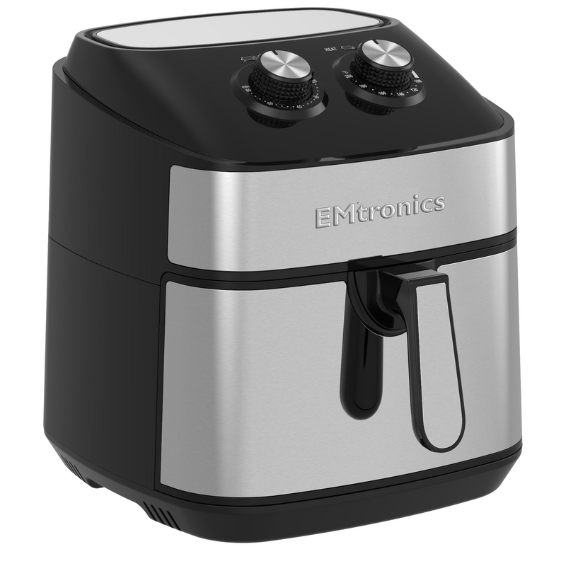 EMtronics EMAFS9S 9 Litre Air Fryer - Stainless Steel