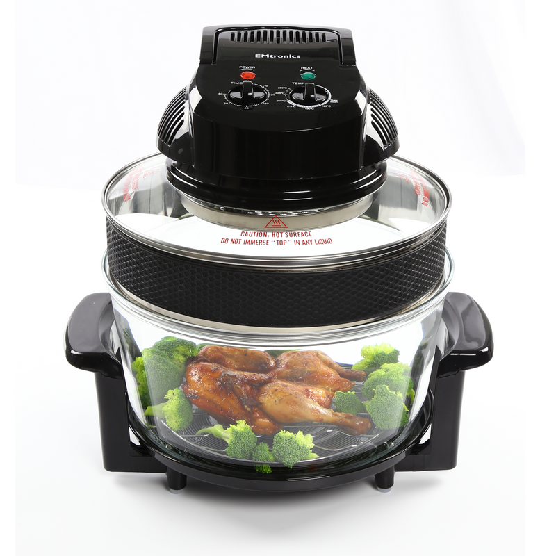 EMtronics EMHO17EXB 17 Litre Halogen Oven - Black