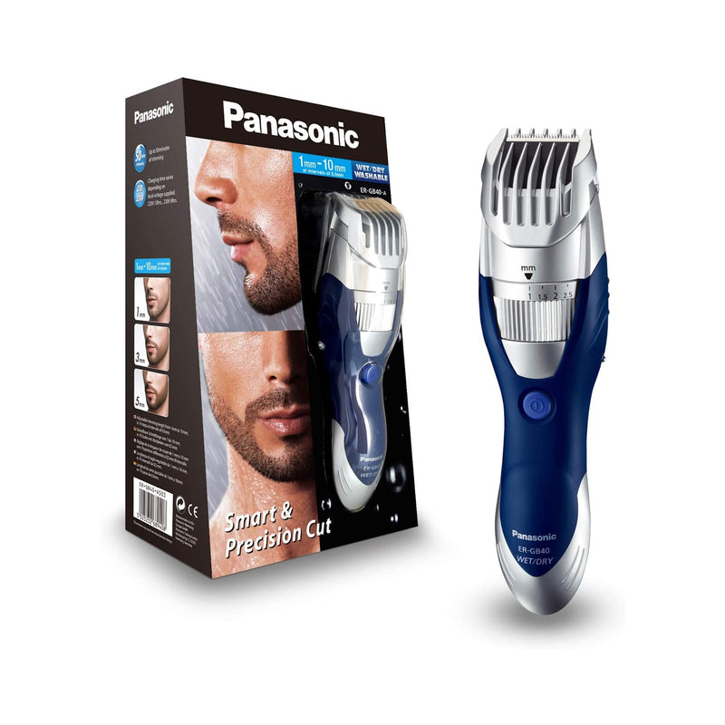 Panasonic ER-GB40 Wet and Dry Electric Beard Trimmer, 19 Cutting Lengths