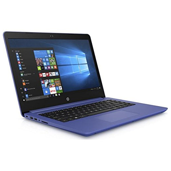 HP 14-bp073sa 14" Blue Laptop Intel Core i3, 4GB RAM, 128GB eMMC Windows 10 (Refurbished B)