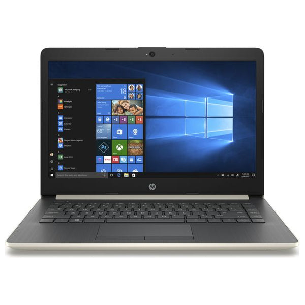 HP 14-ck0599sa Core i7-8550U 8GB 256GB 14" Inch Windows 10 Full HD Gold Laptop (Refurbished B)