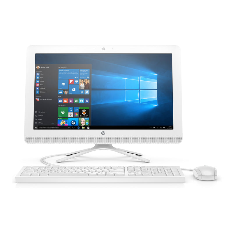 HP 22" Inch All-in-One Desktop PC with 1TB HDD, Optical DVD-Drive and Windows 10 (Not Brand New)