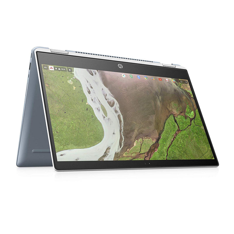 HP Chromebook x360 14" Inch Convertible Laptop with 4GB RAM and 32GB SSD - White