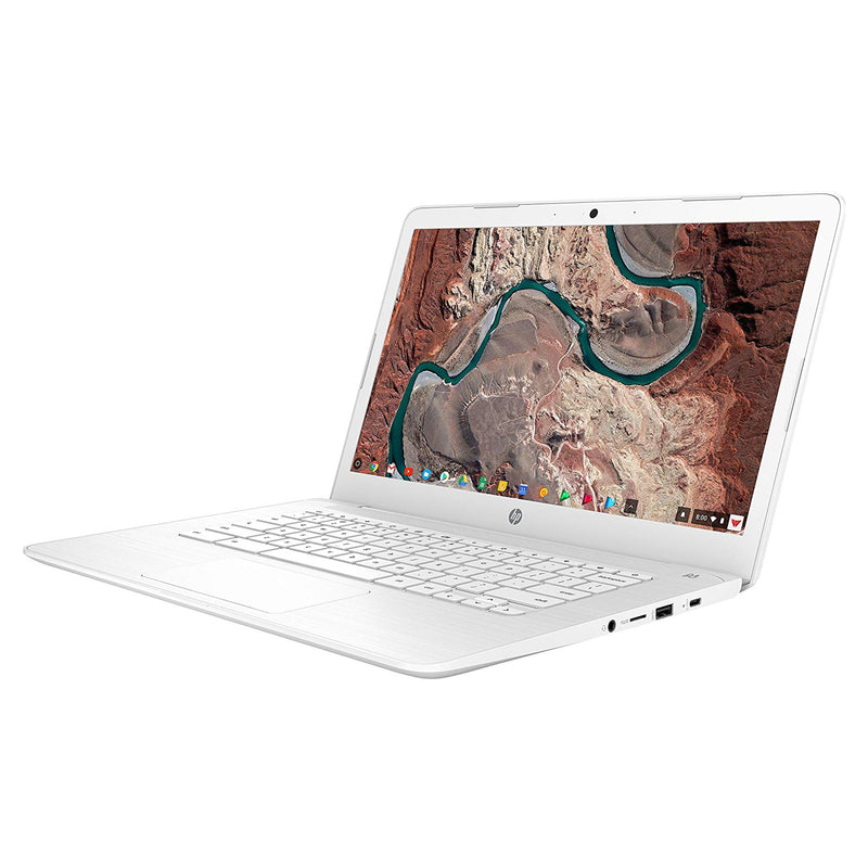 HP Chromebook 14" Inch Laptop with 4GB RAM, 32GB eMMC and Chrome OS - White