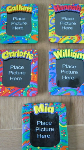 Childrens Funky Named Photo Frame 14 x 12 cm