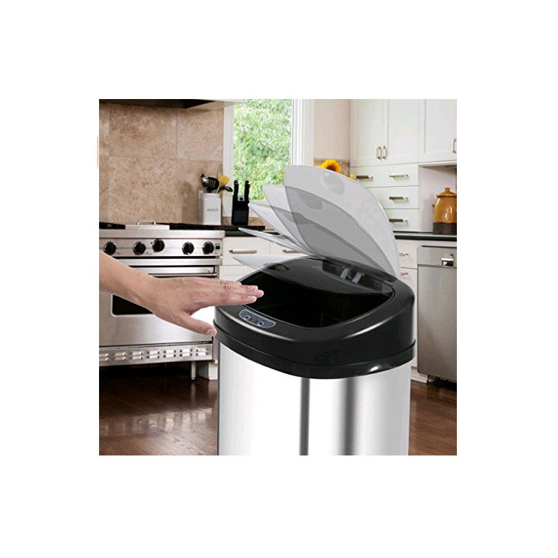 Morphy Richards Square Sensor Bin 42 L Silver
