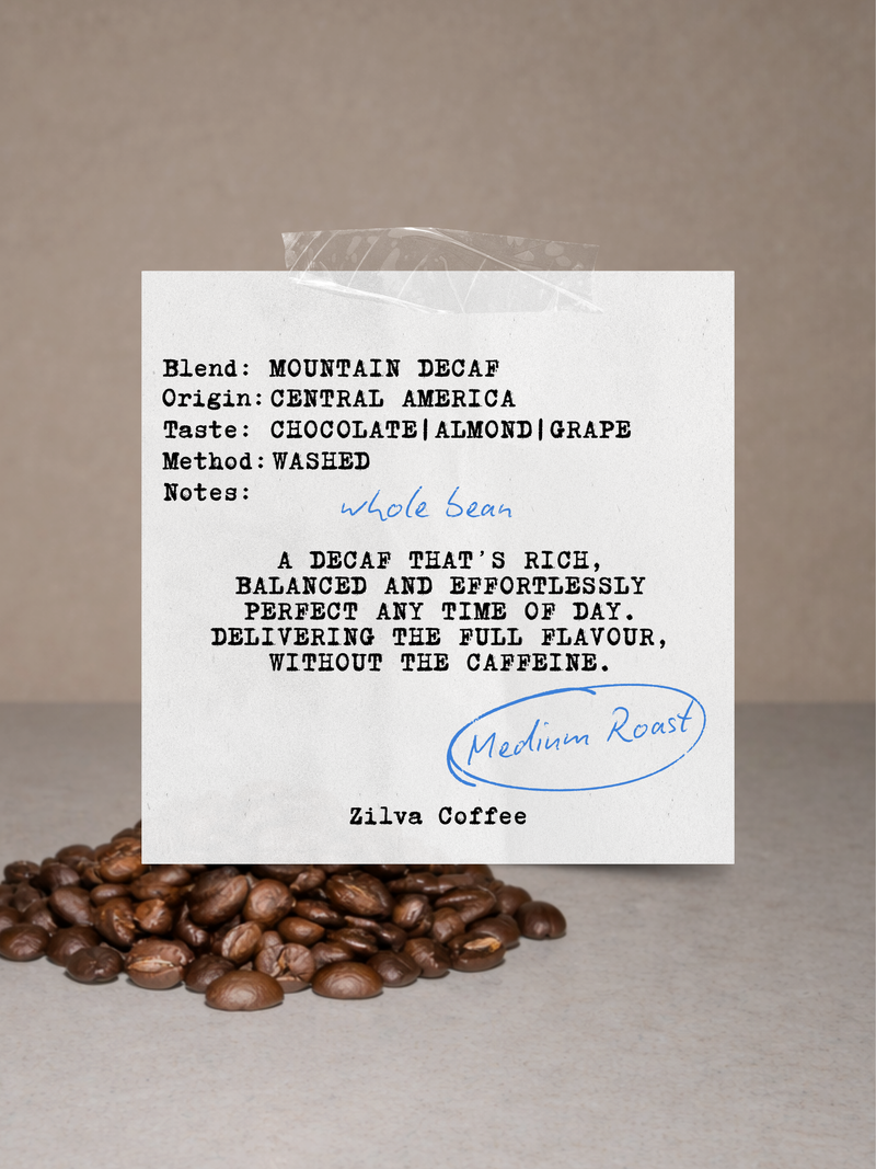 Mountain Decaf Coffee Beans - Medium Roast - 1Kg