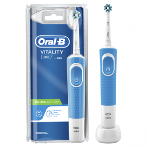 Oral-B Electric Toothbrush Vitality Cross Action - Blue
