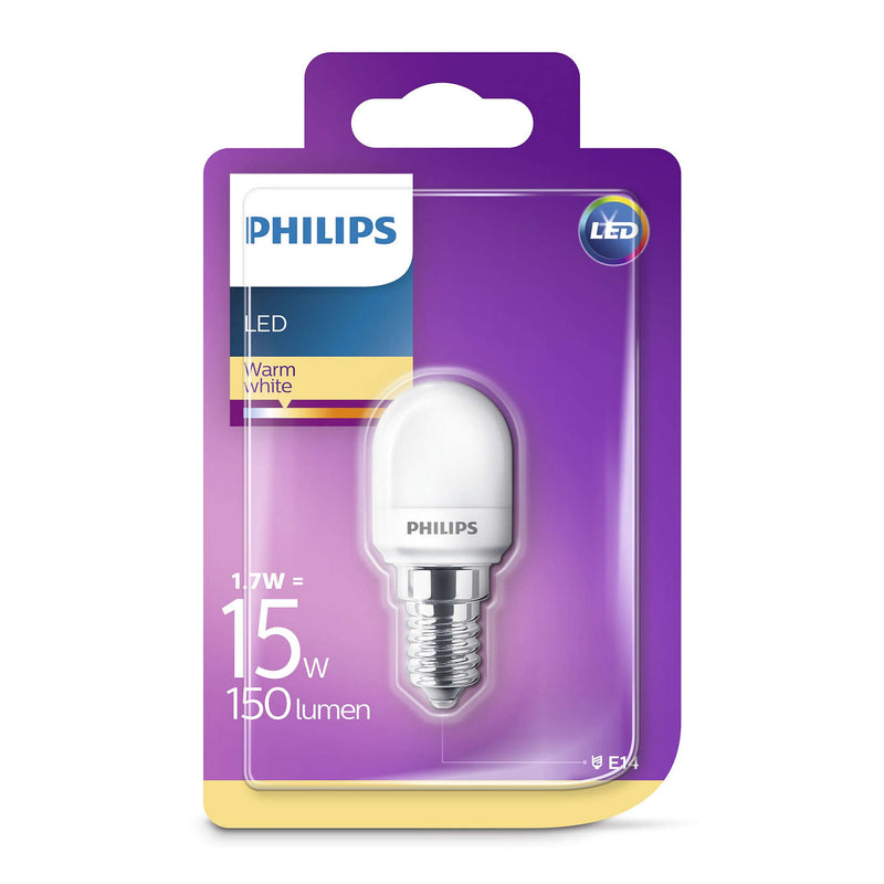 Philips LED 15W T25 Frosted E14 Edison Appliance Light Bulb 150 Lm - Warm White