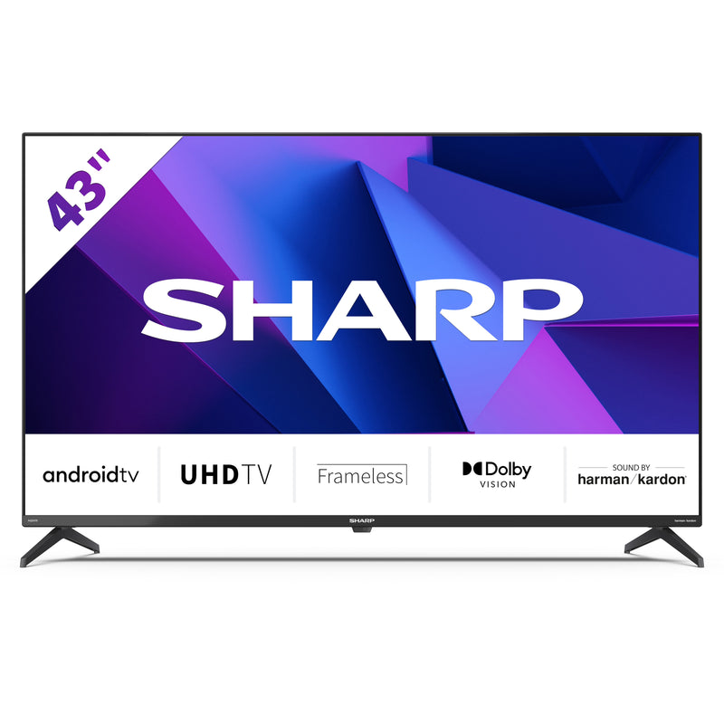 Sharp 43" Frameless Android Ultra HD 4K LED Smart TV