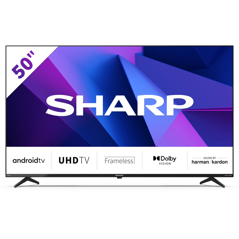 Sharp 50" Frameless Android Ultra HD 4K LED Smart TV