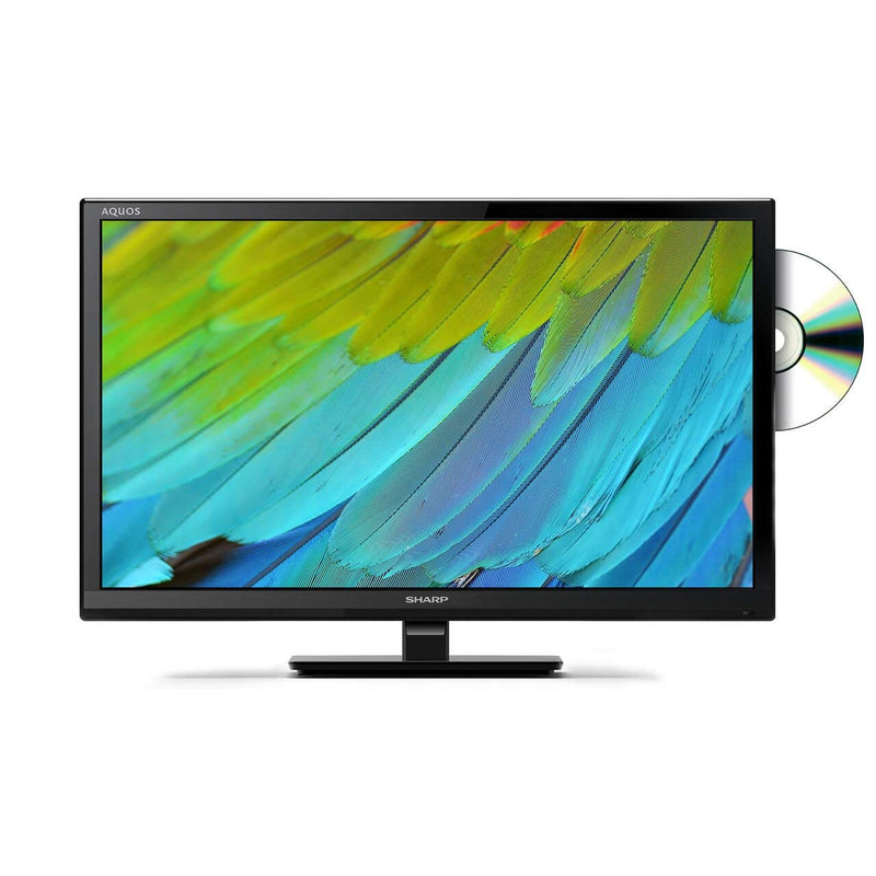Sharp 24" HD LED TV with Freeview HD and DVD player - Black (One dead pixel)
