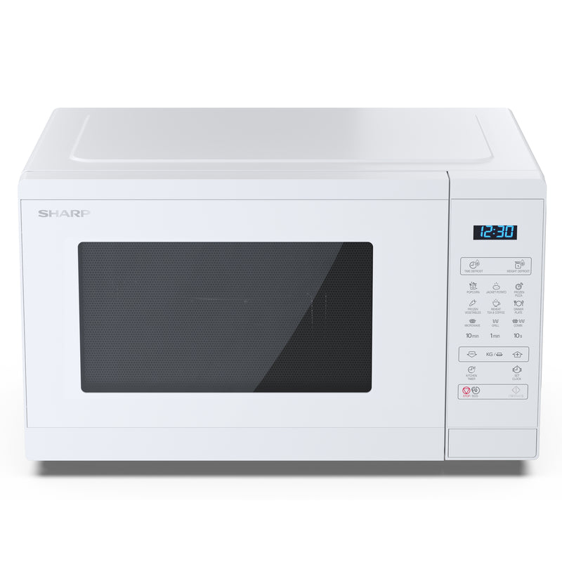 Sharp 25L 900W Microwave - Crystal White