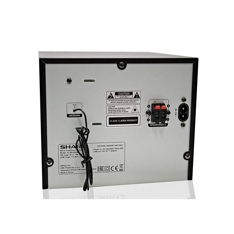 Sharp Micro Sound System with DAB+ Digital, FM Radio, Bluetooth & CD Playback