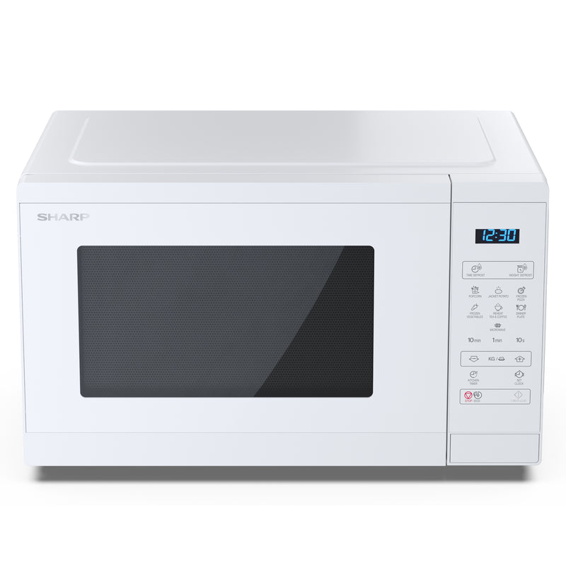 Sharp 25L Microwave 900W Digital Touch Control - Crystal White