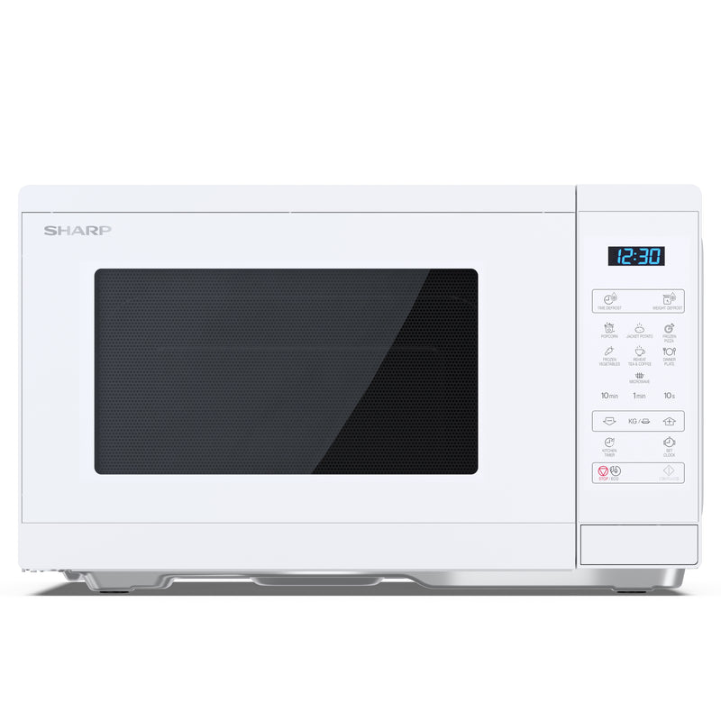 Sharp 25L Microwave 900W Digital Touch Control - Crystal White
