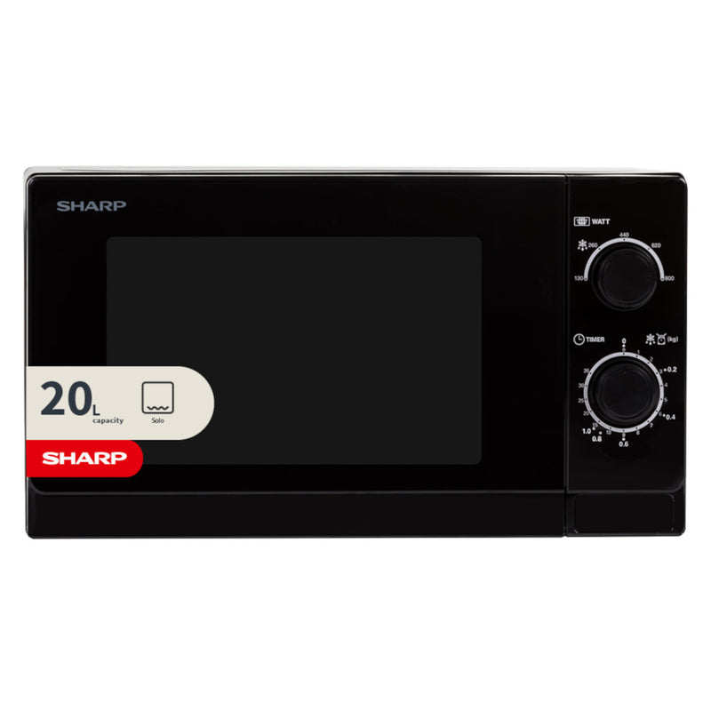 Sharp R200BKW-UK 20 Litre 800W Microwave - Black