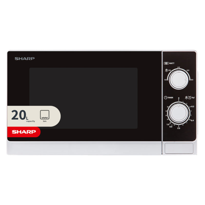 Sharp R200BKW-UK 20 Litre 800W Microwave - White