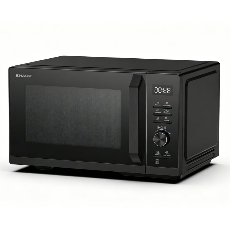 Sharp 28L 900W Black Digital Microwave with 7 Programmes, ECO & 6 Power Levels