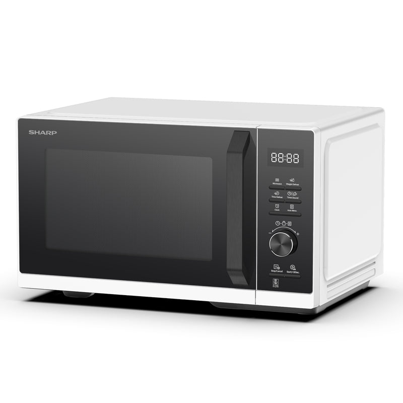 Sharp 28L 900W White Digital Microwave with 7 Programmes, ECO & 6 Power Levels