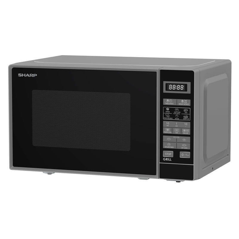Sharp RDG202TS-UK 20 Litre 800W Microwave with Grill - Silver