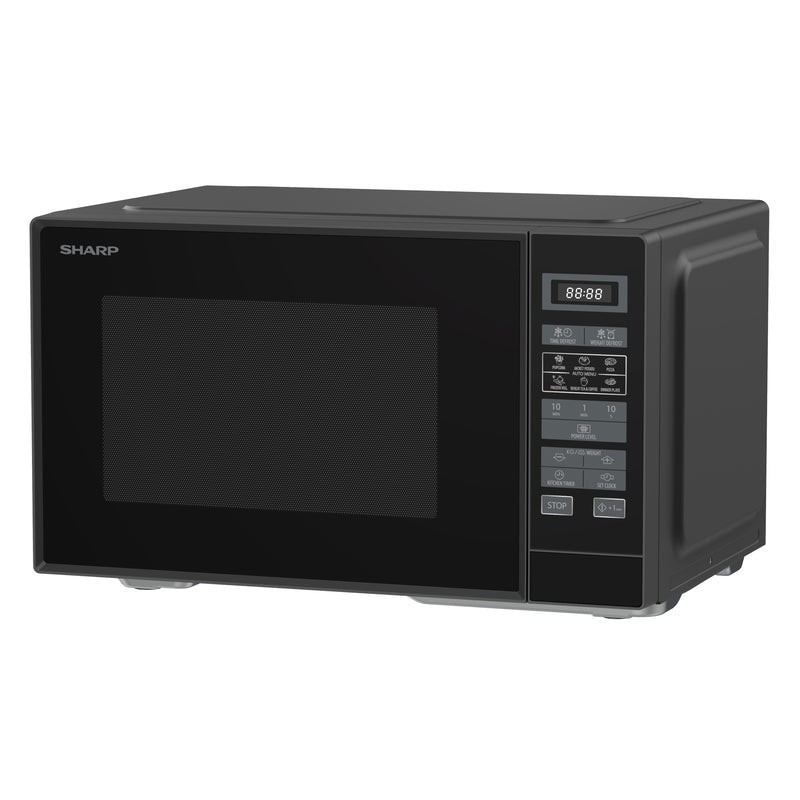 Sharp 25L 900W Dark Grey Digital Microwave with 6 Programmes & 11 Power Levels